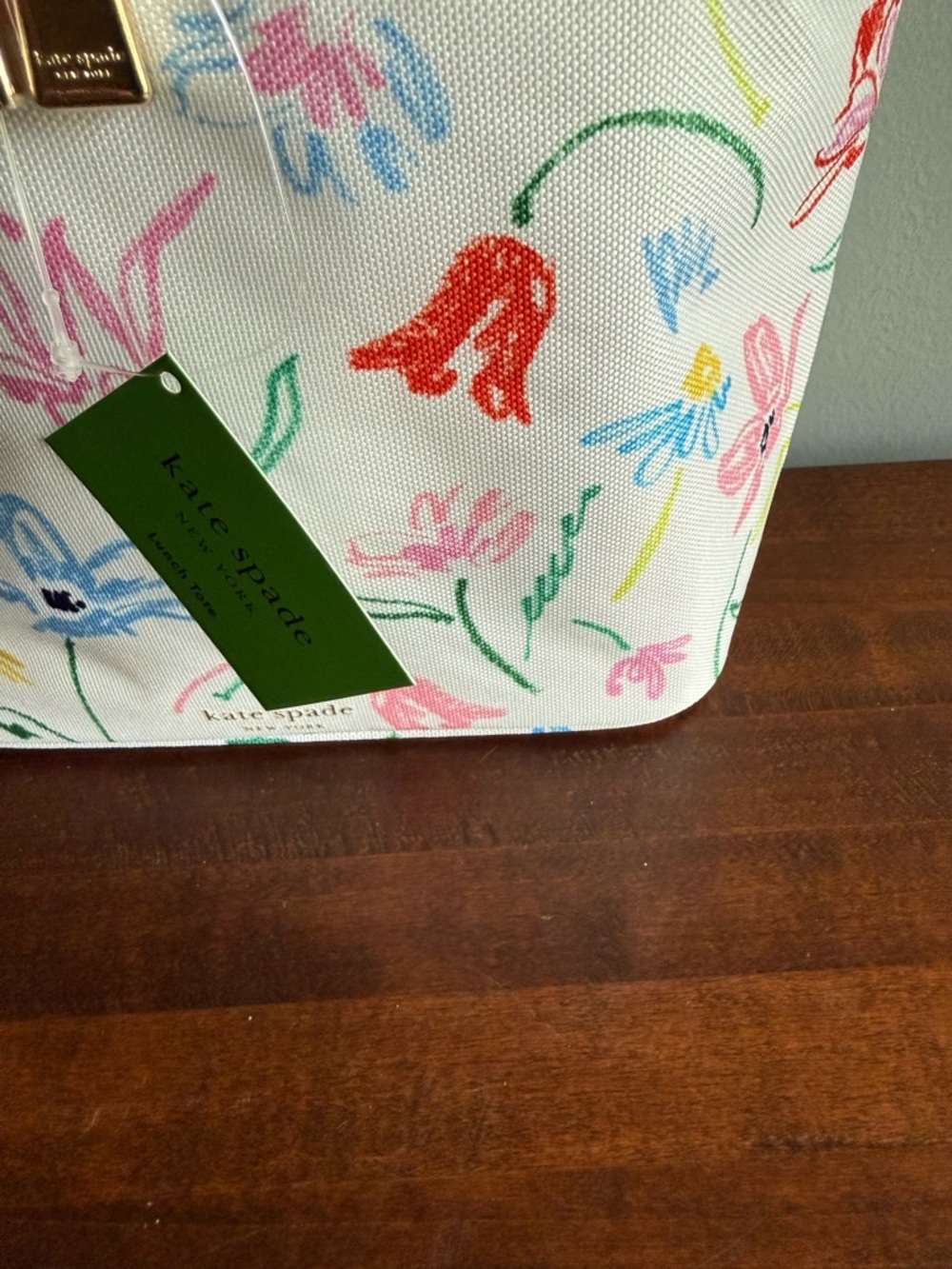 KATE SPADE Insulated Lunch Tote Joyful Garden - Picture 6 of 10